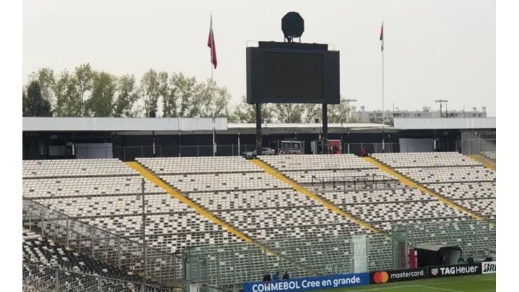 El Monumental tapado.