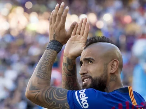 Vidal y la ovación del Camp Nou: "Intento ofrecer todo lo que tengo en el campo"