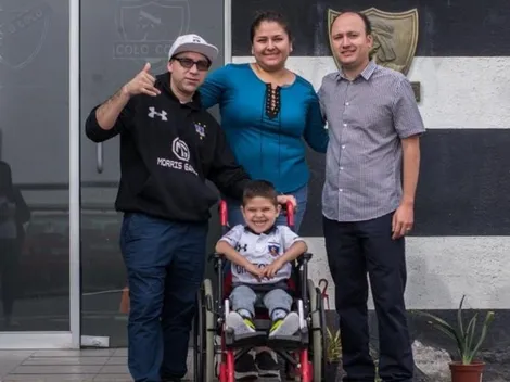 Pequeño niño colocolino necesita 25 millones de pesos para seguir con tratamiento