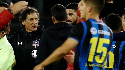 Mario Salas hizo notar su molestia una vez finalizado el partido