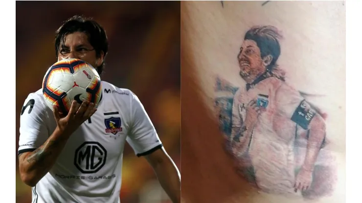 Un hincha homenajeó a Pajarito haciéndose un tatuaje