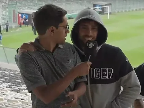 Valdivia encabezó el "chacreo" a la transmisión oficial de Colo Colo