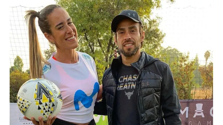 Natalia Guitler minutos antes del desafío con el Mago.
