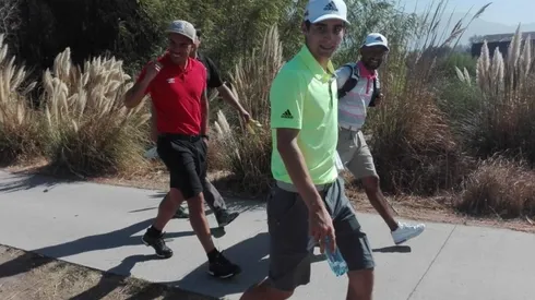 Paredes camina por el Club Mapocho.