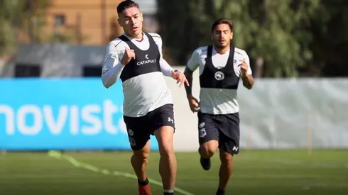 Óscar Opazo trabajando el Monumental.