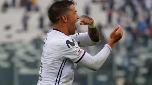 Gabriel Costa celebra el gol que, finalmente, fue suyo.