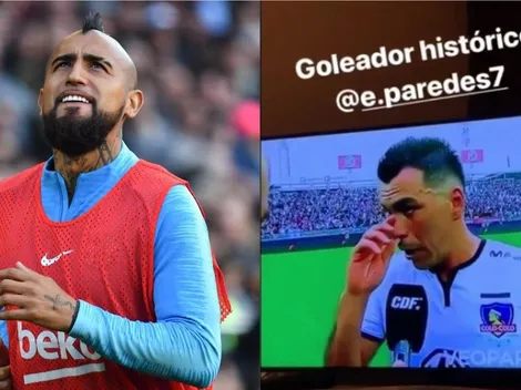 Arturo Vidal se volvió loco con Esteban Paredes y el triunfo de Colo Colo