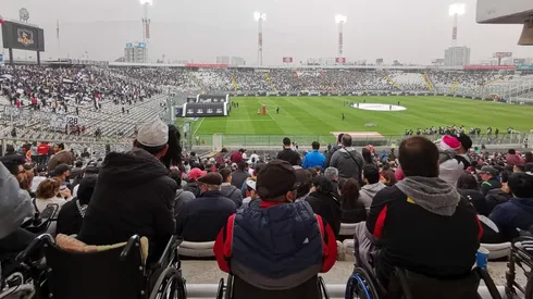 Los hinchas con movilidad reducida tienen un sector exclusivo en océano
