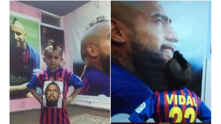 Una locura: niño iraní le tiene casi un santuario a Arturo Vidal