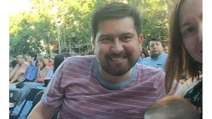 Claudio Agurto, fanático de Colo Colo fallecido en el Maratón de Santiago.