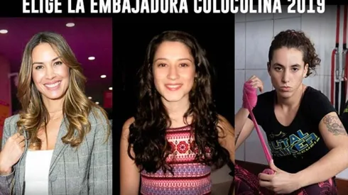 Las competidoras por ser Embajadora Colocolina