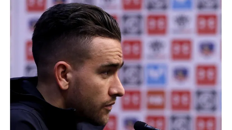 Matías Zaldivia habló hoy en conferencia de prensa