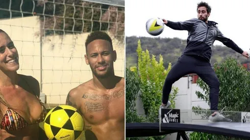 Natalia Guitler, con Neymar en la foto, desafió al Mago Valdivia.