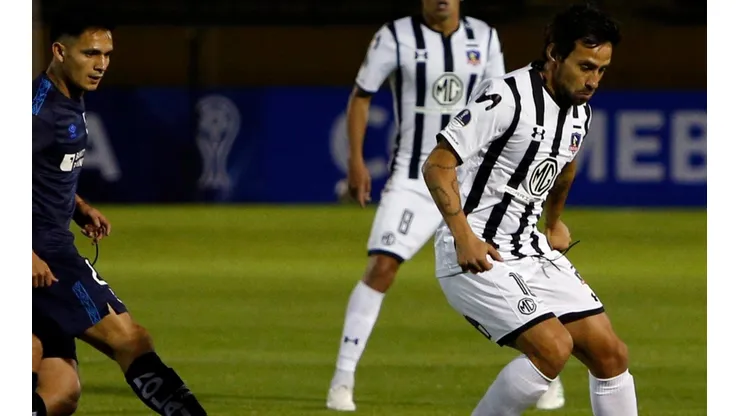 Jorge Valdivia en el debut de Colo Colo en la Sudamericana.