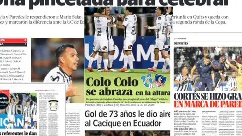 Los medios destacaron a Paredes y Valdivia