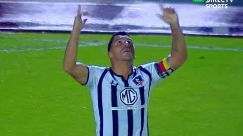 Esteban Paredes su primer gol en la Sudamericana.