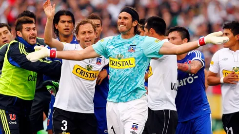 Francisco Prieto en el clásico donde hizo el gesto