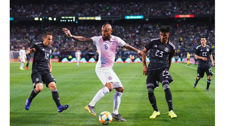 Arturo Vidal no fue suficiente para evitar la derrota ante México