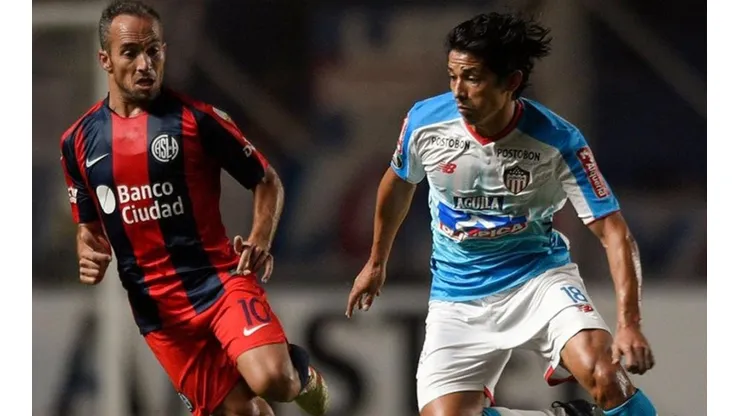 Matías Fernández contra San Lorenzo por la Libertadores.