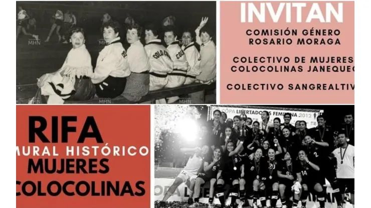 Hinchas planean mural de mujeres colocolinas en sector Cordillera.