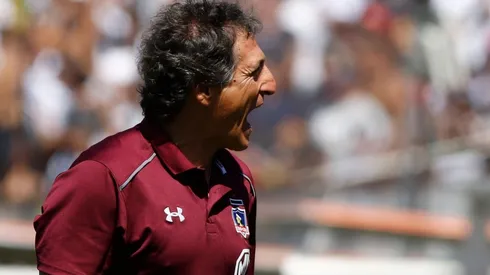 Mario Salas durante el partido ante la UC.