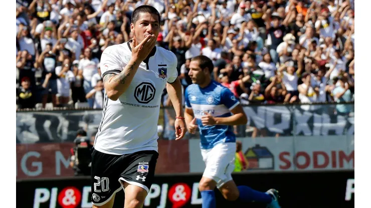 Jaime Valdés marcó el último gol ante la UC en el Monumental
