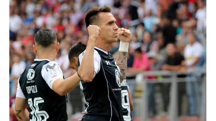 Pablo Mouche celebrando su gol ante Curicó. Espera estar ante la UC.