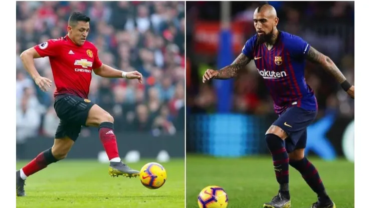 Arturo Vidal y Alexis Sánchez frente a frente en Champions