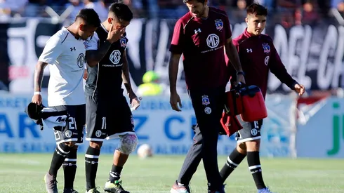 Marcos Bolados salió lesionado en el duelo ante Cobresal