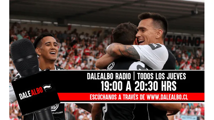 Todos los jueves a las 19:00 hrs, la actualidad de Colo Colo la repasamos en DaleAlbo Radio