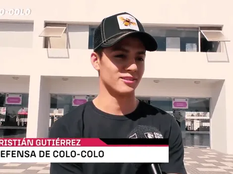 Las primeras palabras de Cristián Gutiérrez en su regreso