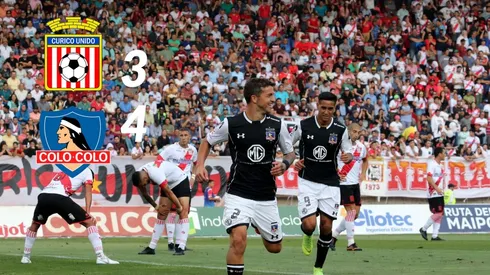 Colo Colo sufrió en el final para ganar 4-3 a Curicó Unido