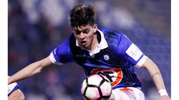 Cristián Gutiérrez en Huachipato, donde no ha sumado muchos minutos.