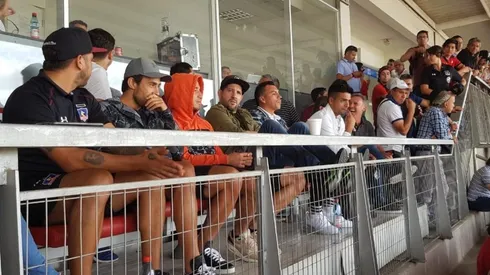 Los lesionados asistieron a Estadio La Granja para apoyar a Colo Colo