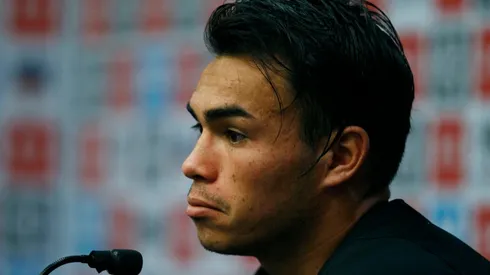 Gabriel Suazo habló hoy para los medios de comunicación.