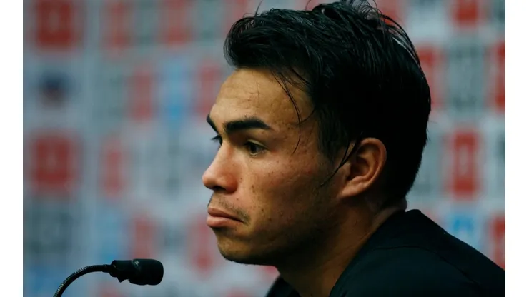 Gabriel Suazo habló hoy para los medios de comunicación.