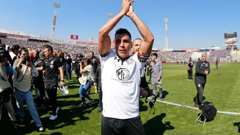 Esteban Paredes en el Monumental