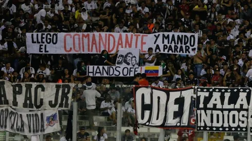 La situación de Venezuela no quedó ajena en el Estadio Monumental