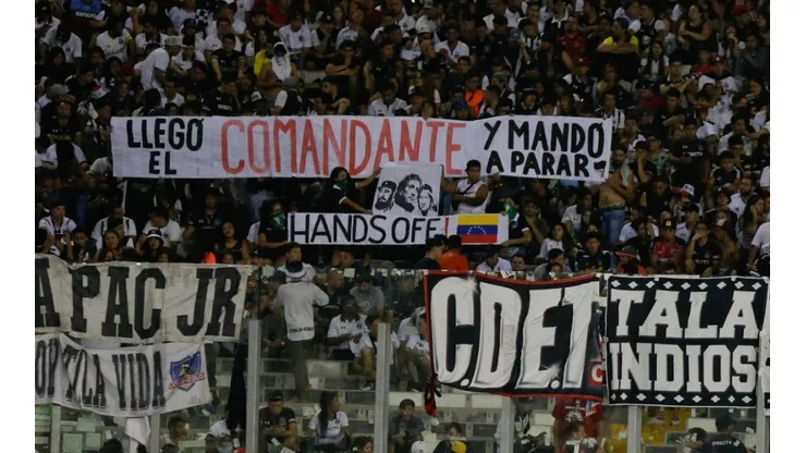 La situación de Venezuela no quedó ajena en el Estadio Monumental