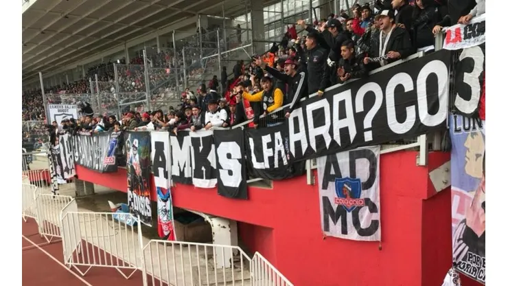 Hinchada en Curicó