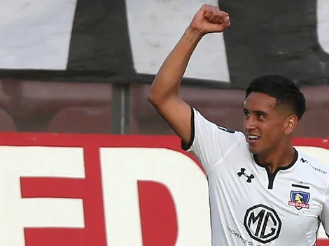 Andrés Vilches y su felicidad por marcar en Colo Colo