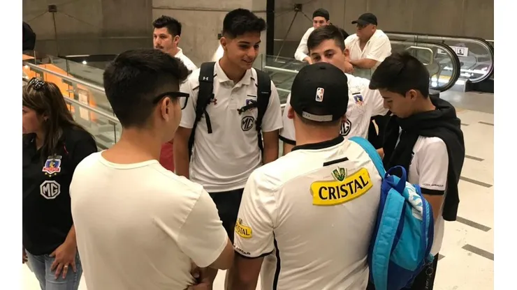 Williams Alarcón tomando metro post partido