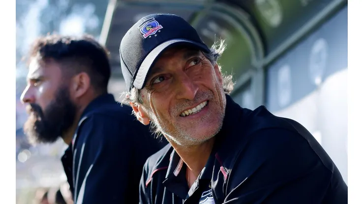 Mario Salas, DT de Colo Colo, durante el pasado Torneo de Verano FOX Sports Viña del Mar