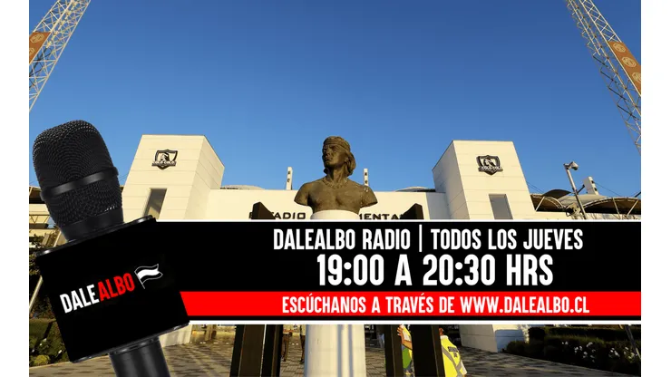 Todos los jueves, la actualidad de Colo Colo se comenta en DaleAlbo Radio de 19:00 hrs a 20:30 hrs.
