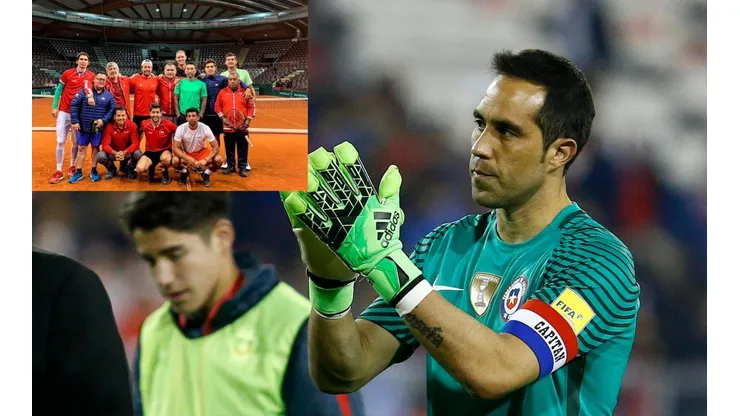 Claudio Bravo también celebró el retorno al Grupo Mundial del tenis.