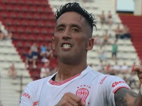 VIDEO | Lucas Barrios anotó en Argentina y lo celebró con su hijo