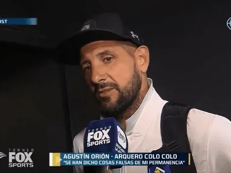 Agustín Orión se calentó por lo que se habló de su contrato