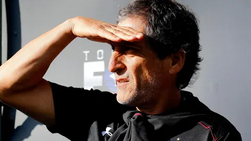 Mario Salas durante el debut de Colo Colo en el Torneo FOX Sports.