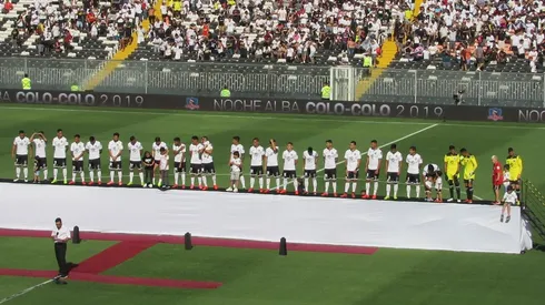 El plantel de Colo Colo en la Noche Alba 2019