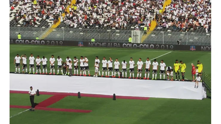 El plantel de Colo Colo en la Noche Alba 2019